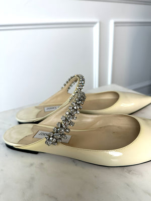 Jimmy Choo Bing Crystal Flats