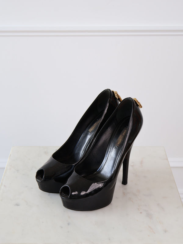 Louis Vuitton Oh Really Peeptoe Platform Heel