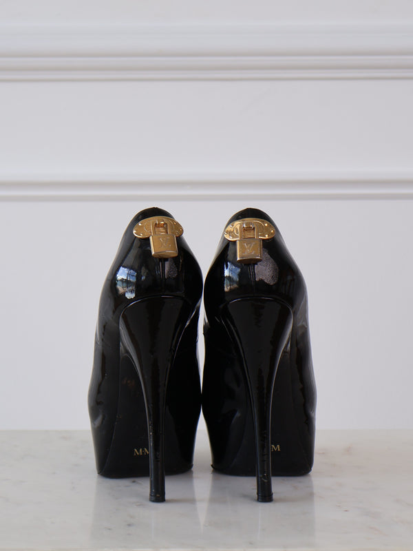 Louis Vuitton Oh Really Peeptoe Platform Heel