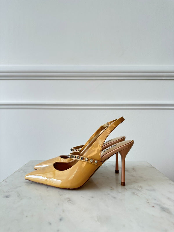 Miu Miu Crystal Slingbacks