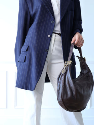 Ralph Lauren Wool Pinstripe Navy Blazer