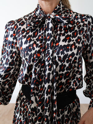 Scanlan Theodore Silk Leo Midi