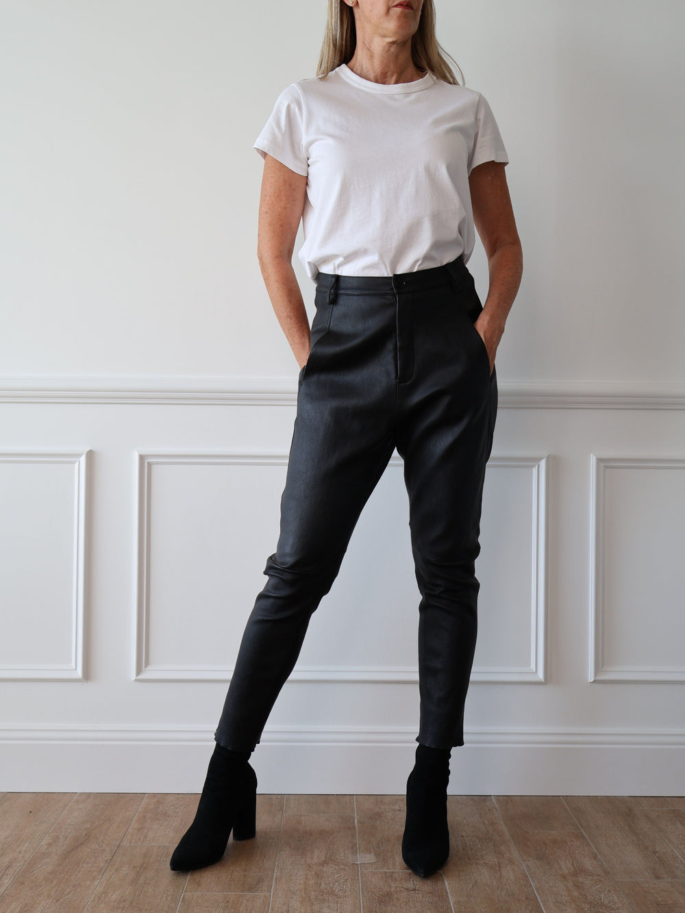 Scanlan Theodore Stretch Leather Pants