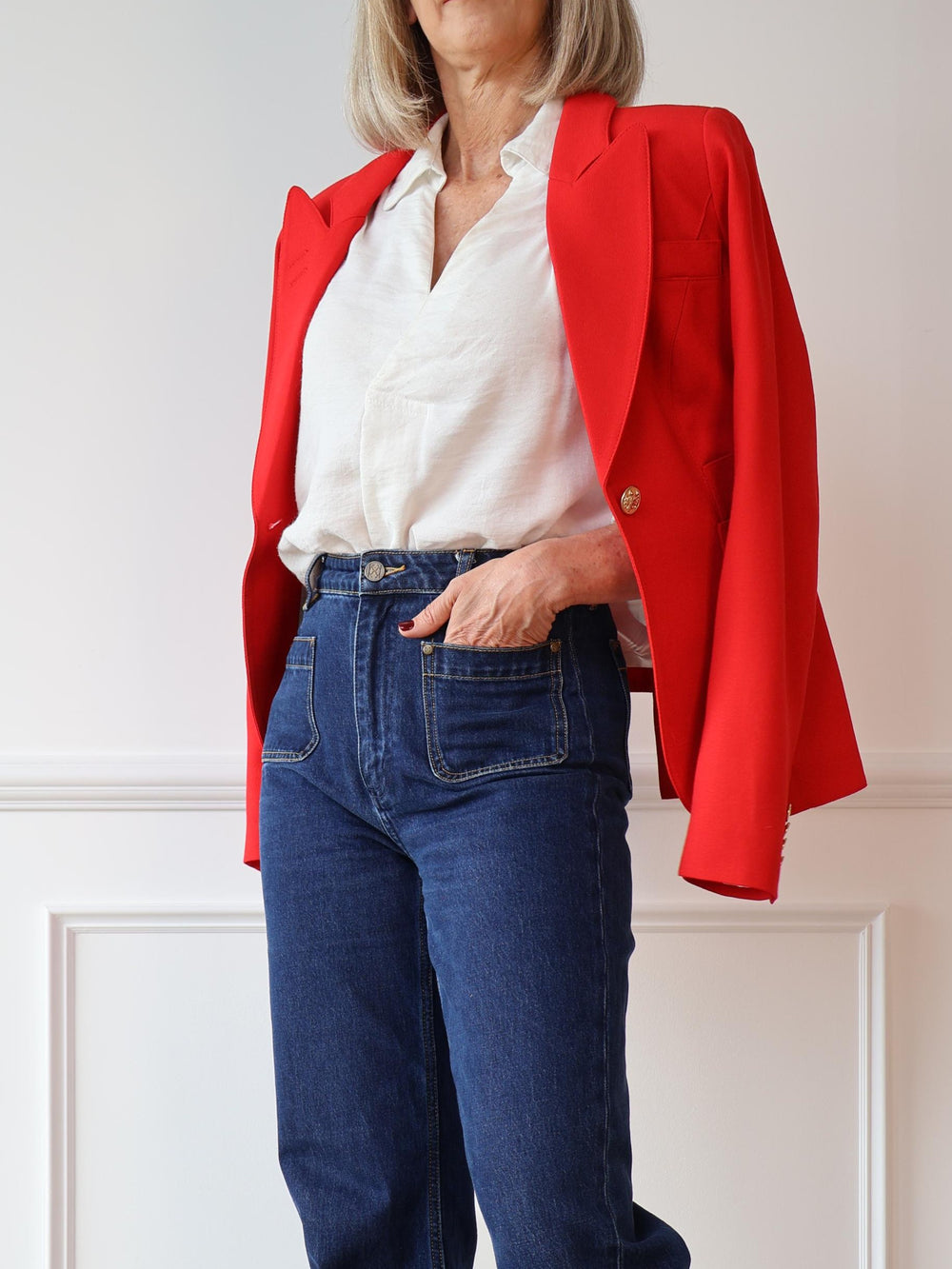 classic wool jacket blazer smythe second hand