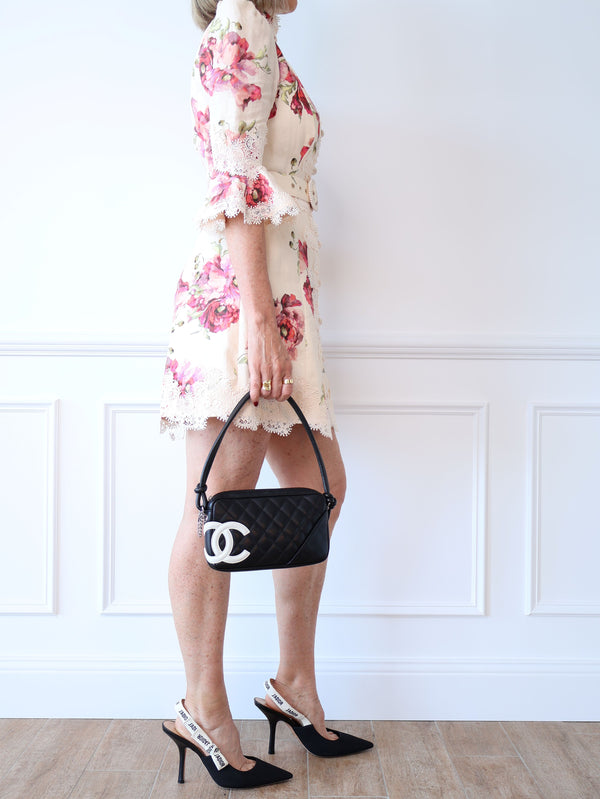 Zimmermann High Tide Applique Mini Dress