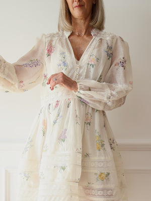 Zimmermann Natura Linen Silk Dress