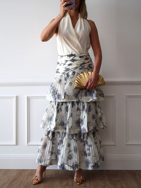 Zimmermann Tiered Plisse Organza Skirt
