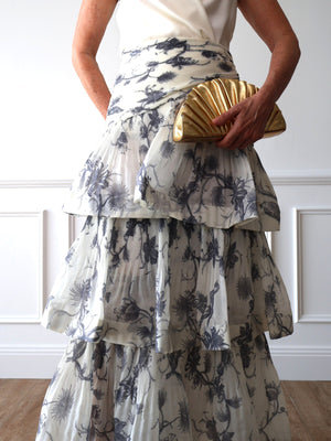 Zimmermann Tiered Plisse Organza Skirt