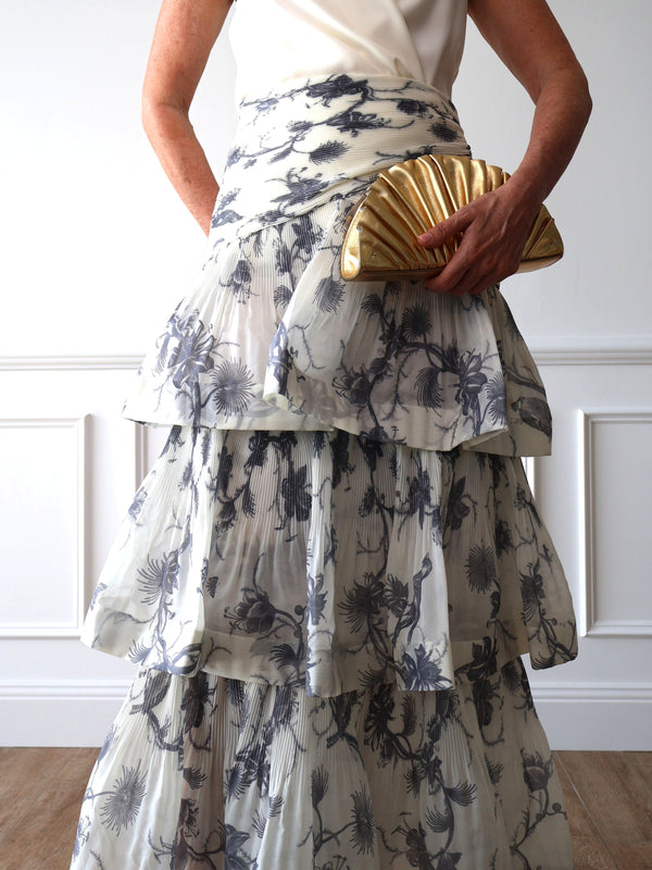 Zimmermann Tiered Plisse Organza Skirt