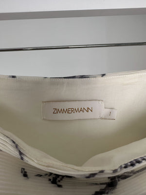 Zimmermann Tiered Plisse Organza Skirt