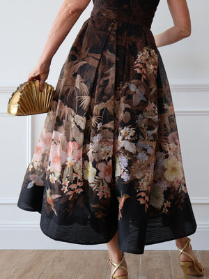 Zimmermann Illuminate Draped Midi Dress