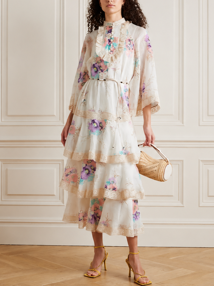 Zimmermann Jude Lace Trimmed Midi