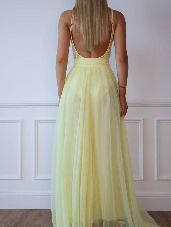 Zimmermann Limencello Lace and Tulle Set