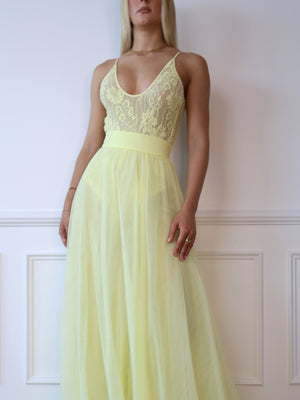 Zimmermann Limencello Lace and Tulle Set