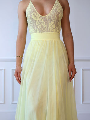 Zimmermann Limencello Lace and Tulle Set