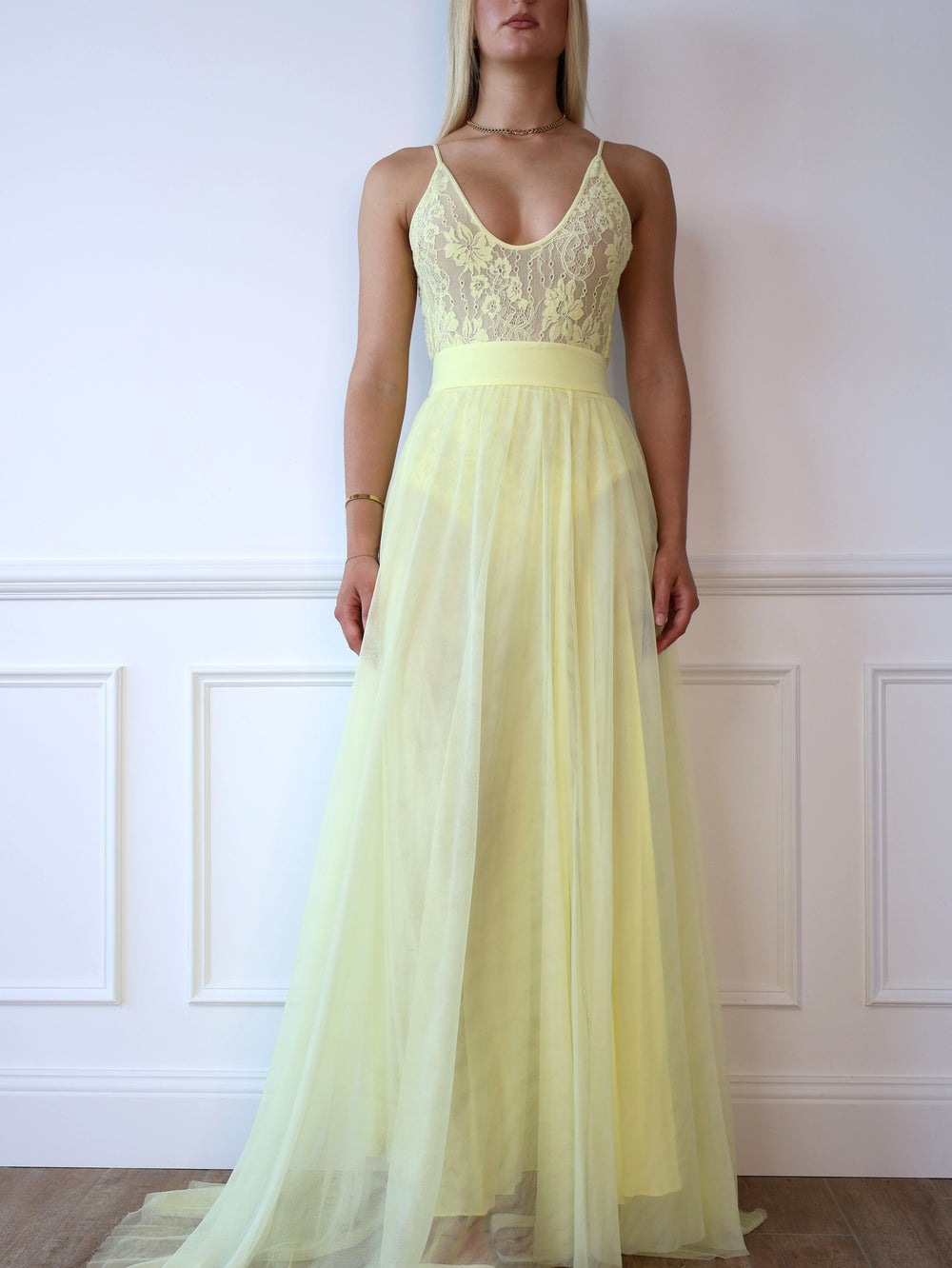 Zimmermann Limencello Lace and Tulle Set
