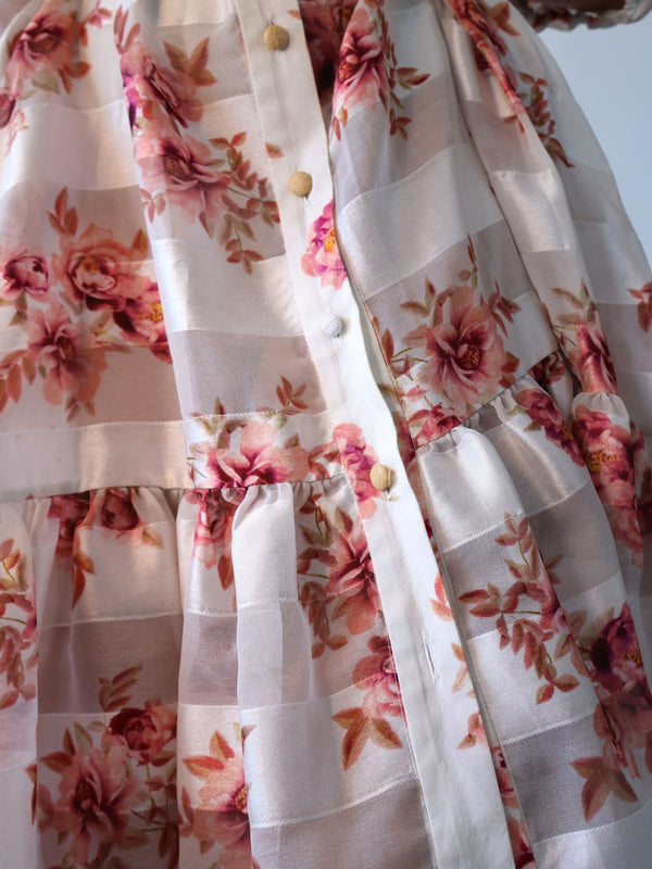 Zimmermann Rosa Striped Midi