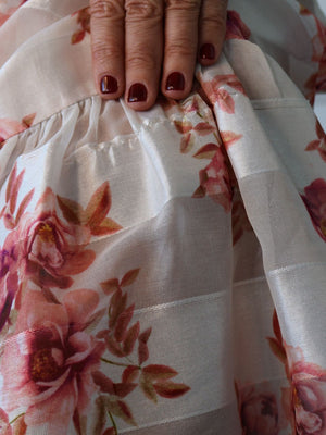 Zimmermann Rosa Striped Midi