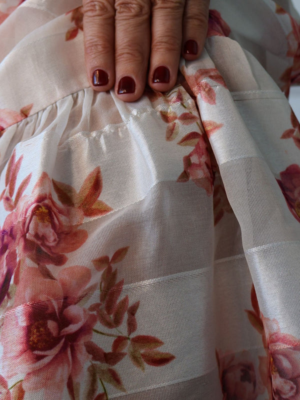 Zimmermann Rosa Striped Midi