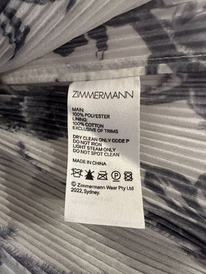 Zimmermann Tiered Plisse Organza Skirt