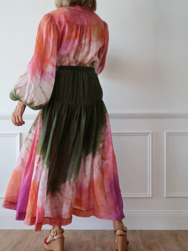 Zimmermann Violet Tie Dye Dress