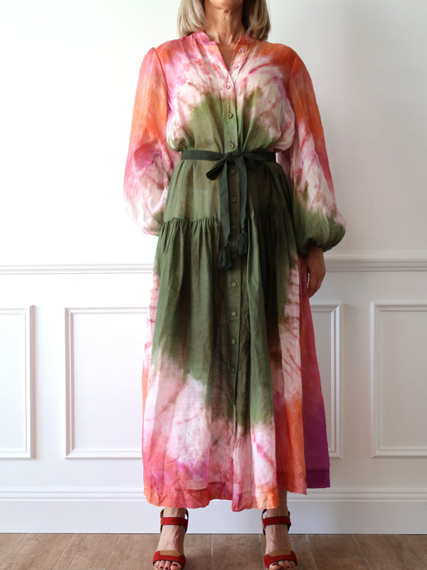 Zimmermann Violet Tie Dye Dress