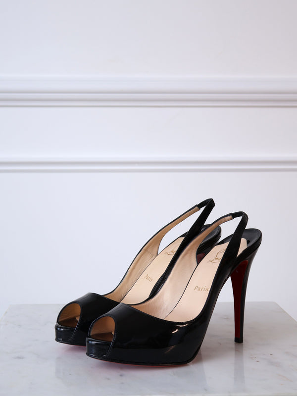 Louboutin Very Prive Patent Leather Heels