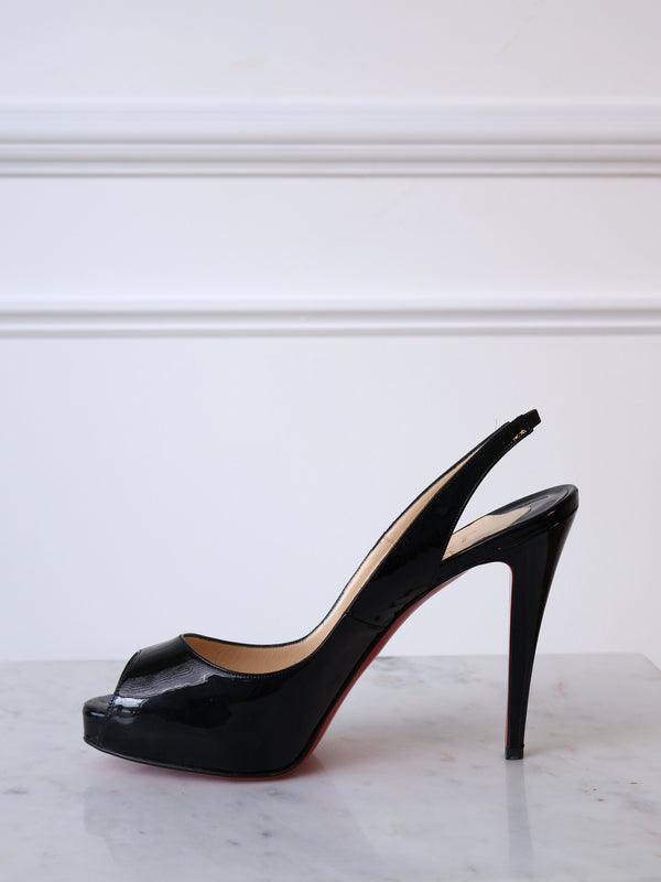 Louboutin Very Prive Patent Leather Heels