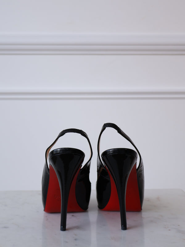 Louboutin Very Prive Patent Leather Heels