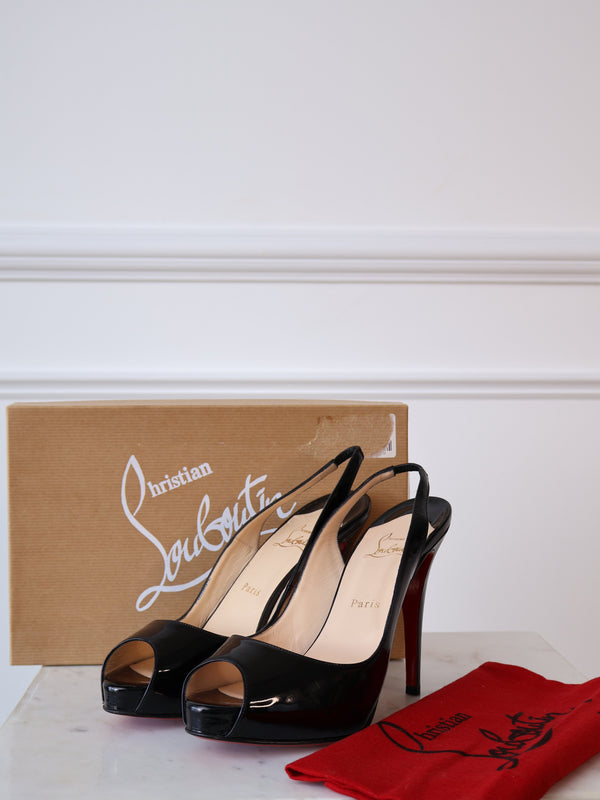 Louboutin Very Prive Patent Leather Heels