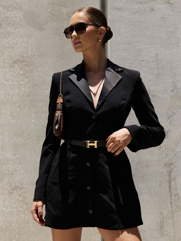Tuxedo Dress